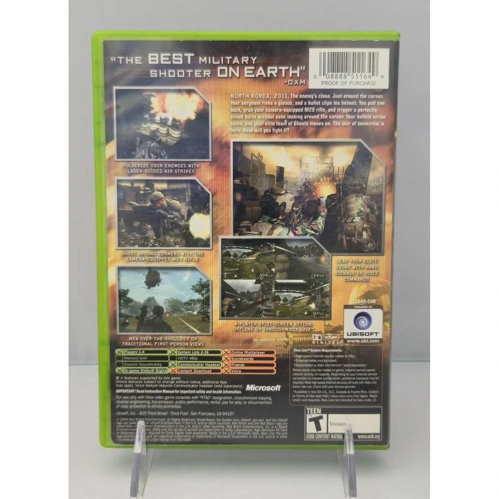 Tom Clancy's Ghost Recon 2 - Original Xbox - Complete (CIB) W/ Reg Card Tested